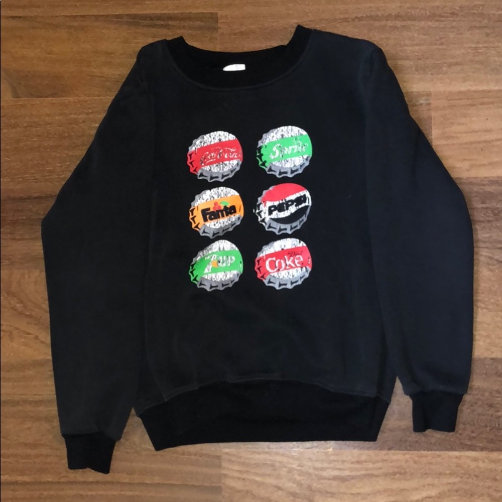 Black crew neck